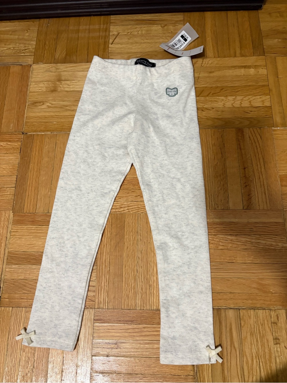 NWT Souris mini Light Heather Gray Leggings 3 years